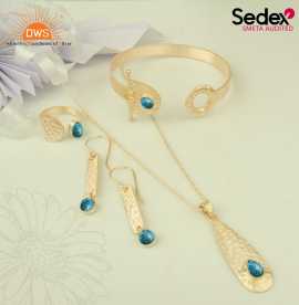 Stunning Mojave Amazonite Jewellery Set , $ 150