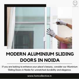 Modern Aluminium Sliding Doors in Noida, Noida