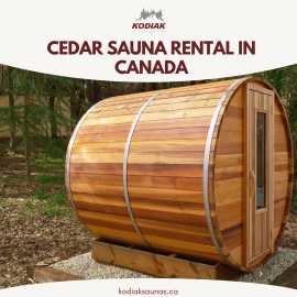 Cedar Sauna Rental In Canada - Kodiak Saunas, Ottawa
