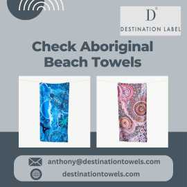 Discover Aboriginal Design Beach Towels by Destina, Alexandria
