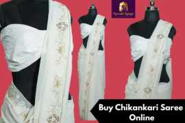 Buy Chikankari Saree Online: Dress in Elegance, $ 332