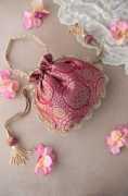 Artisanal Craftsmanship Embroidered Potli Clutch, Chennai