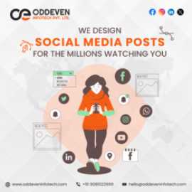 Build your Social media presence | Oddeven Infotec, Gandhinagar