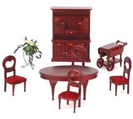 Australia with Wooden Dollhouse Furniture, ps 0