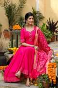 Find Elegant Pink Suit Set by Gillori, ₹ 2,879