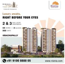 3 Bhk Flats for Sale in Bachupally | The Twinz by , ₹ 7,000,000