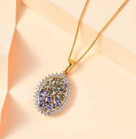 Stunning Tanzanite Jewelry Collection for Women, ps 0