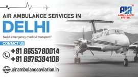 Air Ambulance Services in Delhi, Delhi