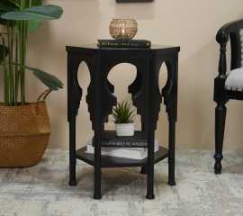 Side Table with Drawer and Storage | WoodenStreet, Rp 1,234