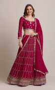 Latest Collections of Designer Red Lehengas, $ 100
