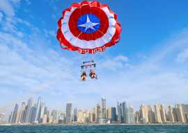 Paragliding Over Dubai Marina – Sky Meets Sea!, Dubai