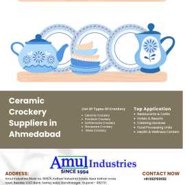 Ceramic Crockery Suppliers in Ahmedabad , Ahmedabad