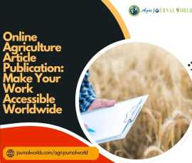 Online Agriculture Article Publication