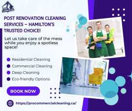 Post Renovation Cleaning Services – Hamilton’s Tru, Hamilton