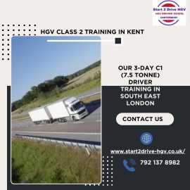 Trusted HGV Class 2 Training in Kent with Start 2 , Camelford