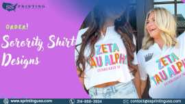 Sorority Shirt Designs with Greek Lettering, Arlington