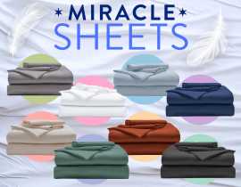 Miracle Sheets Bacteria Fighting Comfort for Sleep, New York