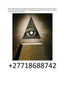 Masons/Freemasons in USA +27718688742, New City