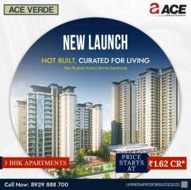  Own an Exclusive 3 BHK at ACE VERDE Greater Noida, Noida