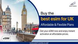 Travel Smart: Buy UK eSIM Online and activation, London