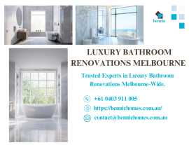 Luxury Bathroom Renovations Melbourne, Bennic Home, Melbourne