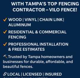 Top-Rated Fencing Contractor in Tampa – Vilo Fence, Tampa