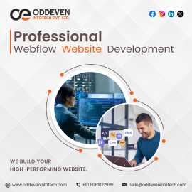 Development of Custom Webflow Websites: Design &am, Gandhinagar