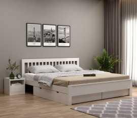 Double Bed Design for Bedroom Elegance and Comfort, ¥ 54,890