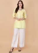 Buy Online Short Kurti Yellow - Pretty Lady, Rp 1,285