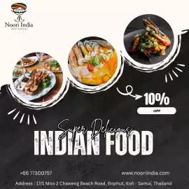 Noori India – Best Indian Restaurant in Koh Samui, Surat Thani