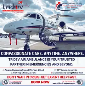 Swift Air Ambulance Kolkata | Safe Medical , Kolkata