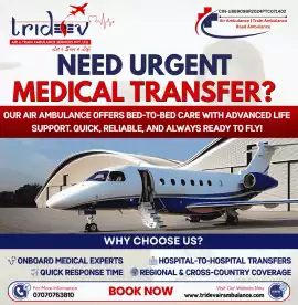 Reliable Air Ambulance Patna | Critical Care , Patna