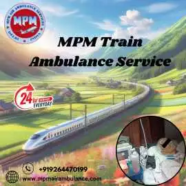 Book MPM Train Ambulance Service in Varanasi, Varanasi