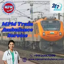 Book MPM Train Ambulance Service in Varanasi, Varanasi