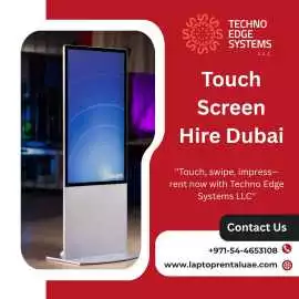 Why Choose Touch Screen Hire in Dubai for Events?, Dubai