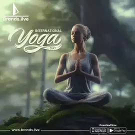 Create Yoga Day Insta Stories with Brands.live, Ahmedabad