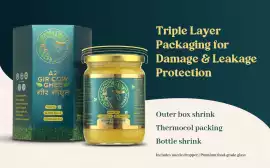 Buy Pure Organic Desi Cow Ghee – Traditional Bilon, Rp 839