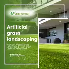 Lush & Low-Maintenance Artificial Grass Landsc, Sunnyvale