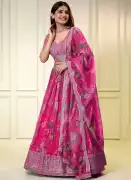 Pink Lehenga Choli - Elegant, Festive, and Always , $ 85