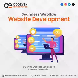 Unlock Your Brand with Stunning Webflow Developmen, Gandhinagar