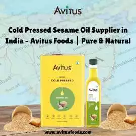 Cold Pressed Sesame Oil Supplier in India – Avitus, Gandhinagar
