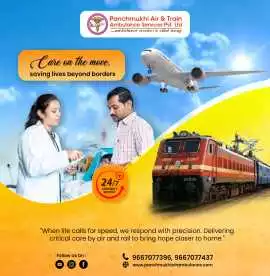 An ICU Care Commercial Aircraft Ambulance Kolkata, Kolkata