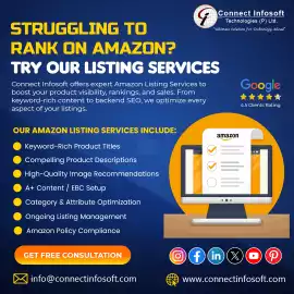Struggling to Rank on Amazon? Try Listing Services, Arkansas City