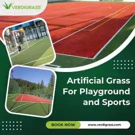 Durable & Safe Artificial Grass for Playground, Sunnyvale