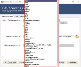 BitRecover OST to PST Converter, Grandville