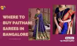 Where to buy authentic Paithani saree in Bangalore, Bengaluru