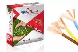 Sanatan Cable Single Core Flexible Wires Safe , ps 0