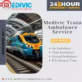 Medivic Train Ambulance in Patna transports patien, Patna