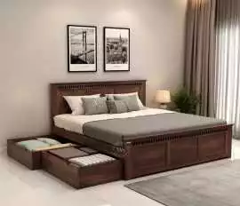 Classic Wooden Bed | Buy Online at Unmatched Bed P, ₹ 44,898