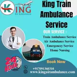  King Train Ambulance in Delhi works directly  , Delhi